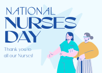 Nurses Day Appreciation Postcard Image Preview
