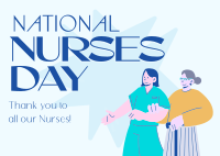 Nurses Day Appreciation Postcard Design