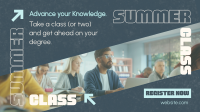 College Summer Class Animation Image Preview