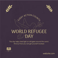 World Refugee Support Linkedin Post Image Preview