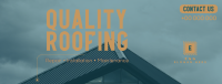 Quality Roofing Facebook cover Image Preview