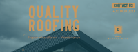 Quality Roofing Facebook cover Image Preview