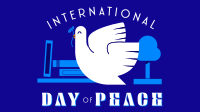 Simple Peace Day Facebook event cover Image Preview