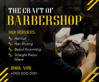 Grooming Barbershop Facebook Post Design