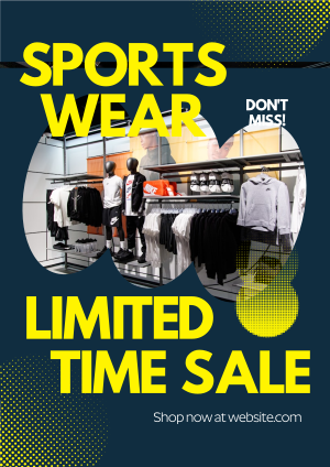 Sportwear Promo Flyer Image Preview