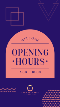 New Opening Hours Instagram Story Design