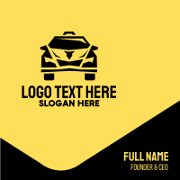 Yellow Taxi Cab Business Card Design