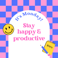 Monday Productivity Instagram post Image Preview