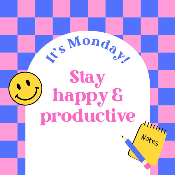 Monday Productivity Instagram Post Design Image Preview