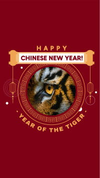 Year of the Tiger 2022 Facebook Story Design
