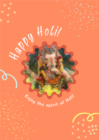 Happy Holi Festival Poster Design