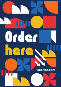 Geometric Order Here Flyer Preview