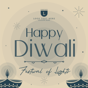 Happy Diwali Instagram post Image Preview