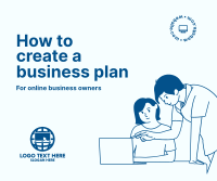 How to Create a Business Plan Facebook post Image Preview