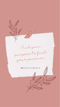 Paper Tear Motivational Quotes Instagram Story Design