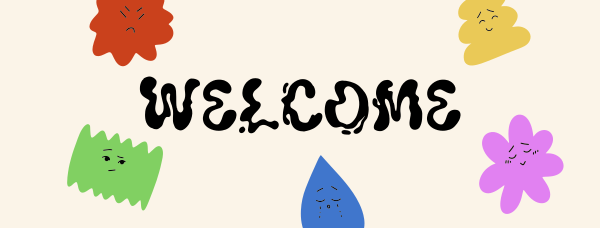 Emoji Day Blobs Facebook Cover Design