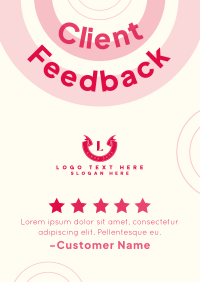 We Appreciate Your Feedback Flyer Image Preview