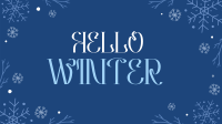 Cold Hugs And Snowflake Facebook Event Cover Design