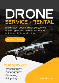 Drone Service Flyer Image Preview