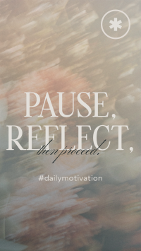 Pause & Reflect Facebook story Image Preview