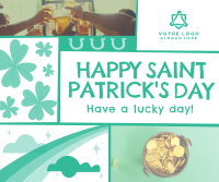 Rustic St. Patrick's Day Greeting Facebook post Image Preview