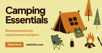 Quirky Outdoor Camp Facebook ad Image Preview