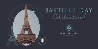 Let's Celebrate Bastille Twitter Post Design