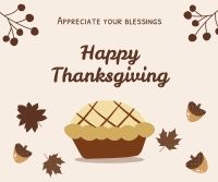 Thanksgiving Pie  Facebook post Image Preview