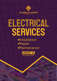 Electrical Service Provider Flyer Design