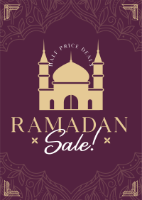 Blessed Ramadan Sale Poster Design