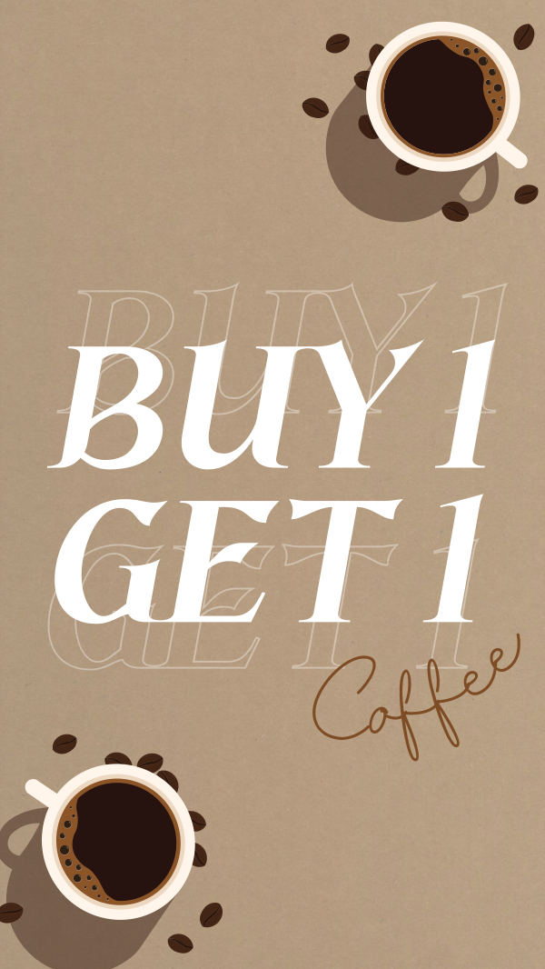Coffee Promo Instagram Story Design Image Preview
