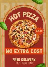 Pizza Delivery Promo Poster Preview