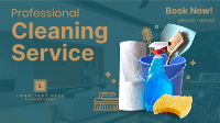 The Professional Cleaner Facebook Event Cover Design