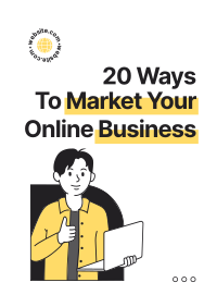 Ways to Market Online Business Poster Design