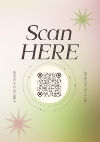 Feminine QR Booking Flyer Preview