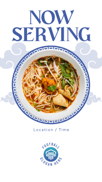 Chinese Noodles Facebook Story Design