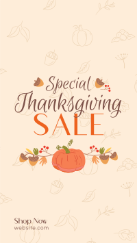 Special Thanksgiving Sale Instagram story Image Preview
