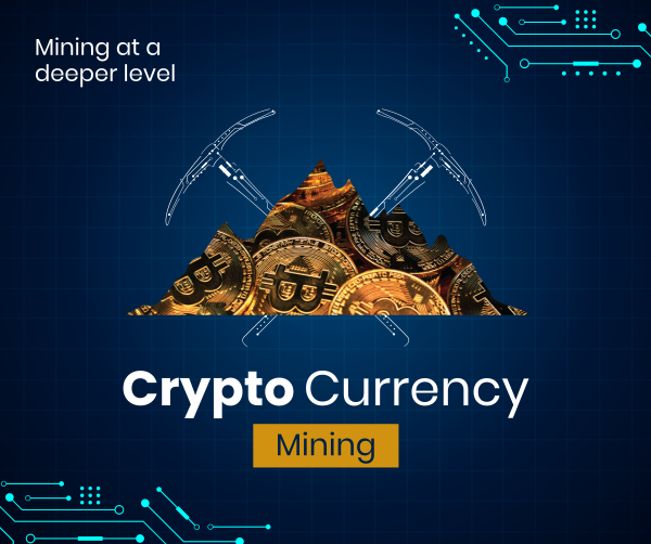 Crypto Mining Facebook Post Design Image Preview