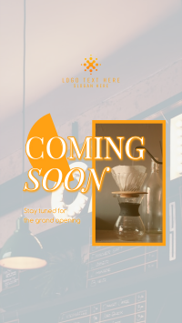 Cafe Opening Soon Facebook Story Design