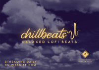 Chill Beats Postcard Image Preview