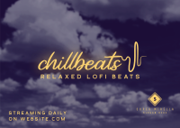 Chill Beats Postcard Image Preview