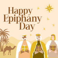 Happy Epiphany Day Instagram Post Design