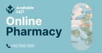 Modern Online Pharmacy Facebook Ad Design