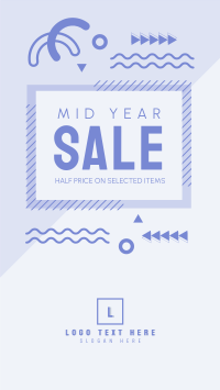 Midyear Sale Facebook Story Design