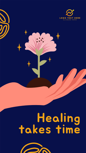 Healing Takes Time Instagram story Image Preview