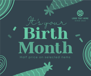 Birthday Month Promo Facebook post Image Preview