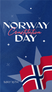 Flag Norway Day Video Image Preview