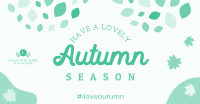 Autumn Leaf Mosaic Facebook Ad Design
