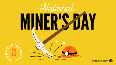 Miner's Day Facebook event cover Image Preview