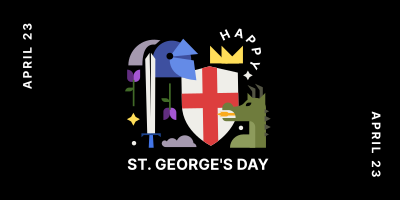 Happy St. George's Day  Twitter Post Image Preview